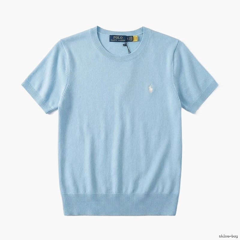 Ralph Lauren POLO simple style light blue short-sleeve