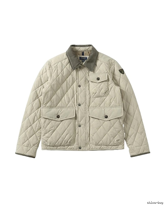 Ralph Lauren quilted retro-style cotton jacket