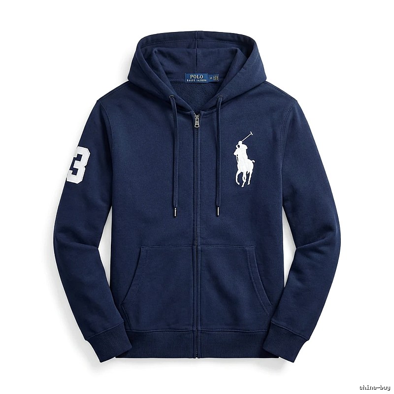 Ralph Lauren sporty dark blue hoodie