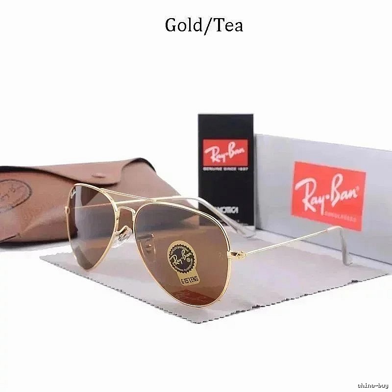 Ray-Ban Summer Aviator sunglasses Metal Frame Sunglasses with Bold Graphic