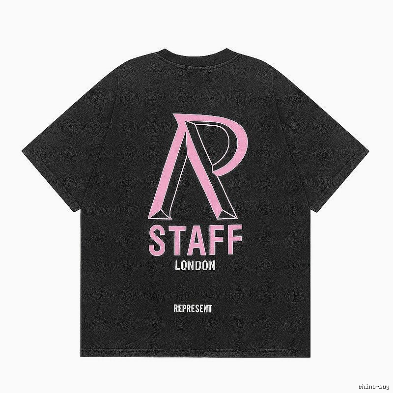 Represent Black Style 832 Owners Club T-Shirt Logo Detail