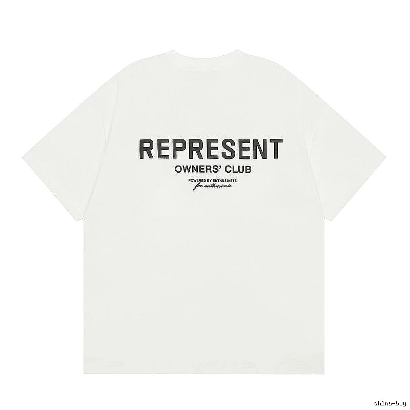 Represent White Style 801 Owners Club T-Shirt Color Pop Logo