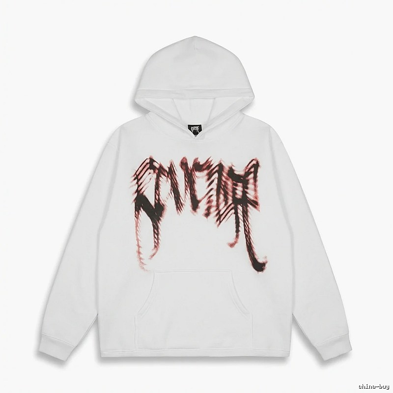 Revenge Gothic Style White Hoodie