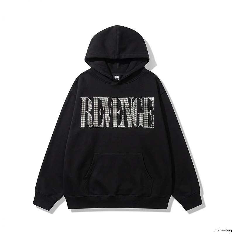 Revenge Letter Wind Black Hoodie