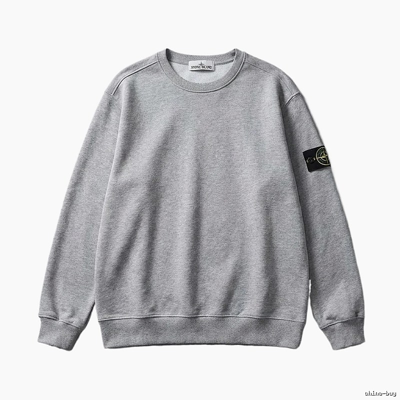 Stone Island basic grey sweatshirt