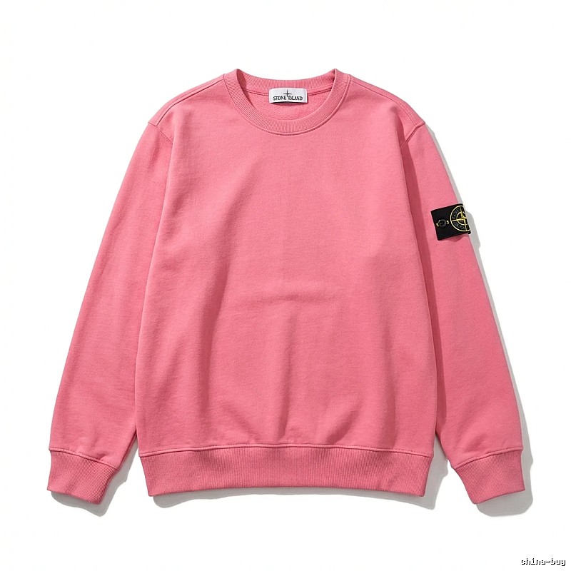 Stone Island basic pink sweatshirt