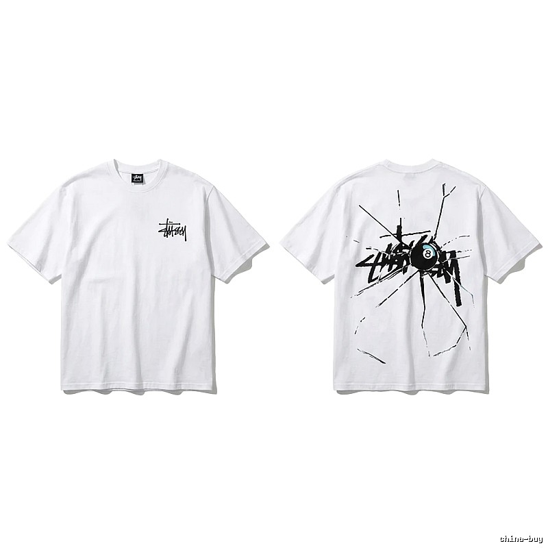 Stussy 8 Ball Style White T-shirt