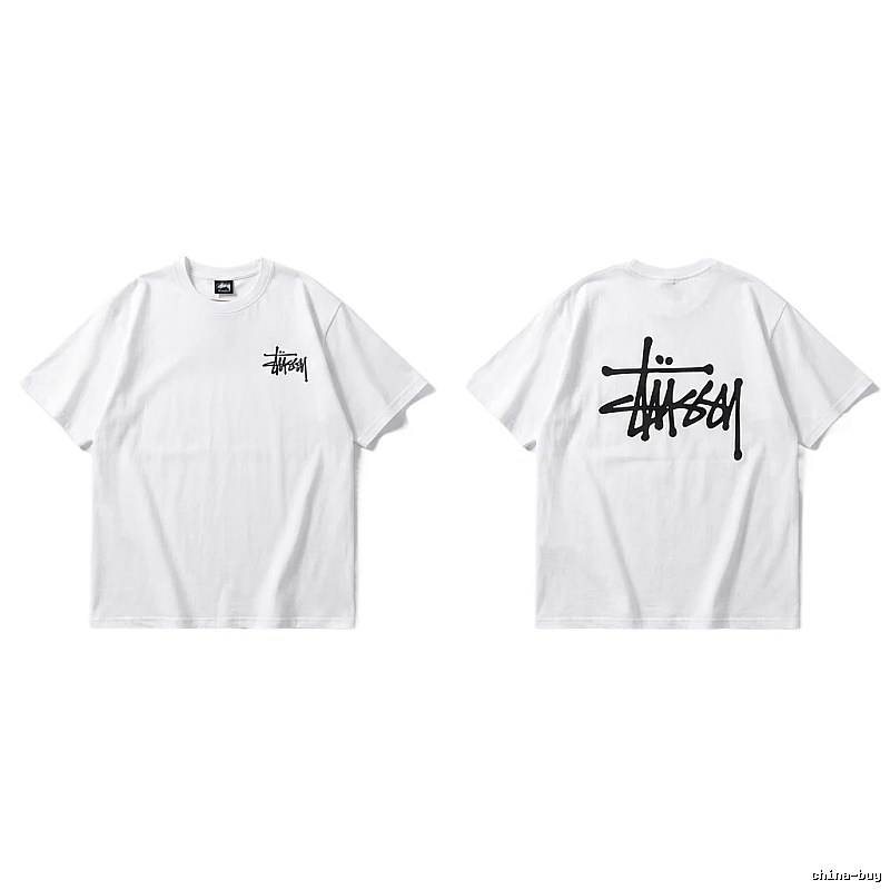 Stussy basic simple white T-shirt