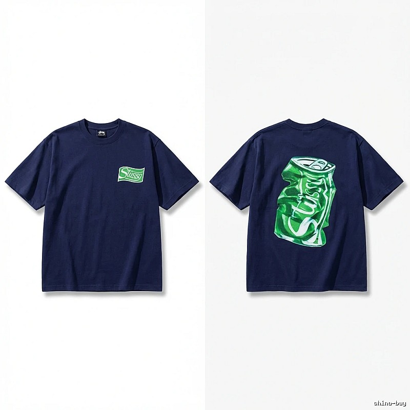 Stussy Cola Print Short-Sleeve T-Shirt