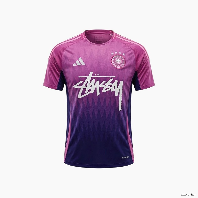 Stussy Gradient Style Pink-Purple T-shirt