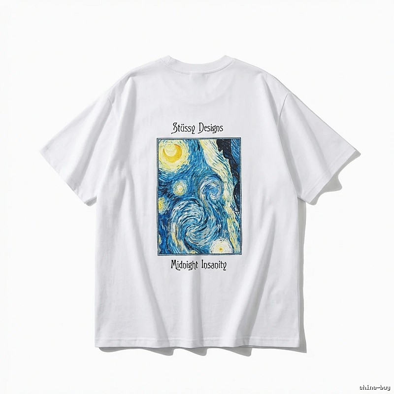 Stussy Van Gogh Series White T-shirt