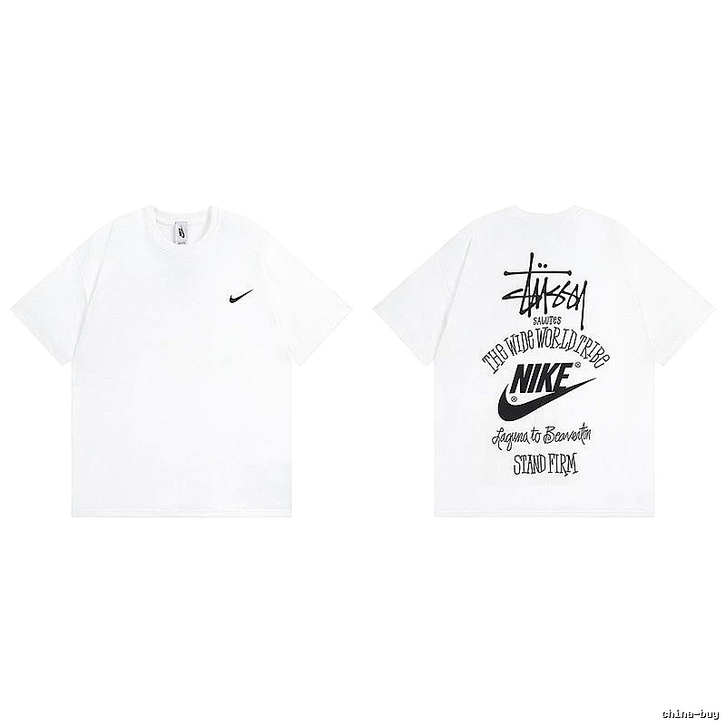 Stussy White Spider Graphic T-Shirt Poolside Style Logo
