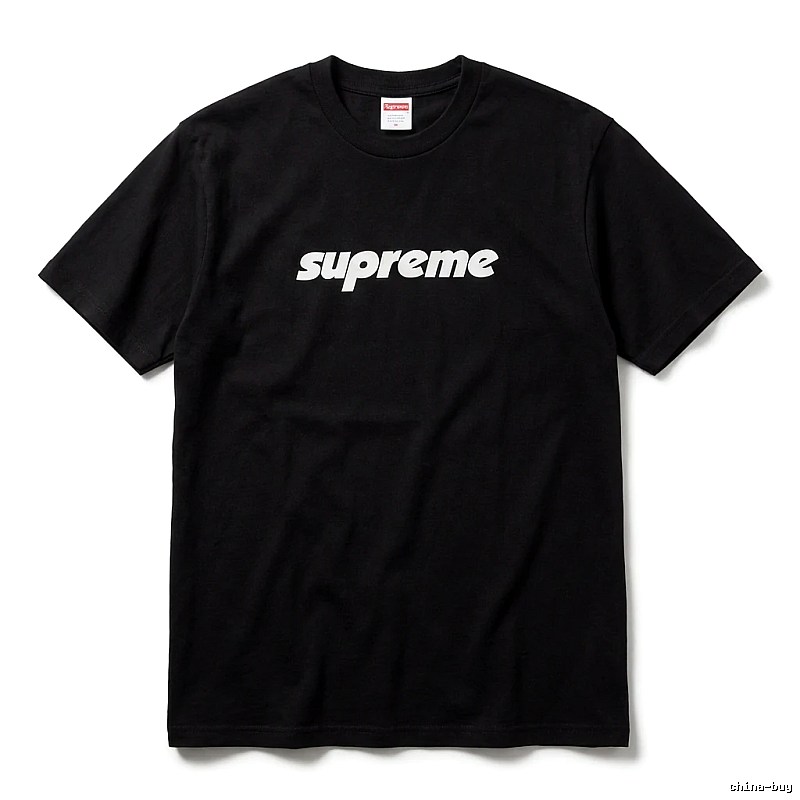 Supreme basic black T-shirt