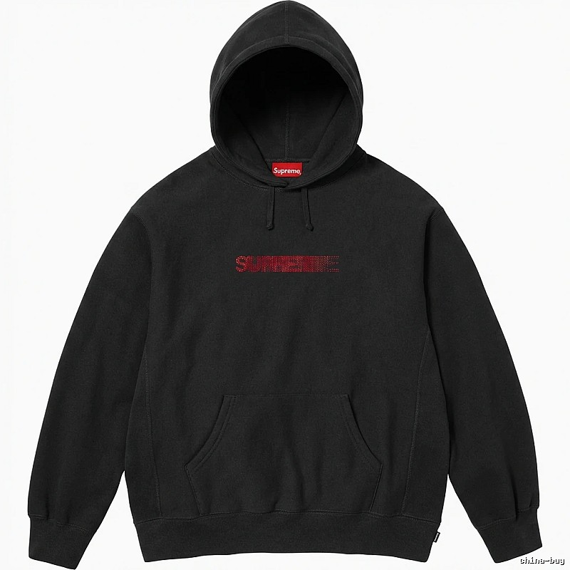Supreme basic simple black sweatshirt