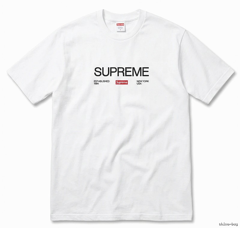 Supreme basic simple white T-shirt