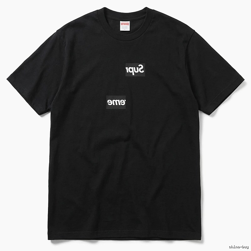 Supreme classic black T-shirt