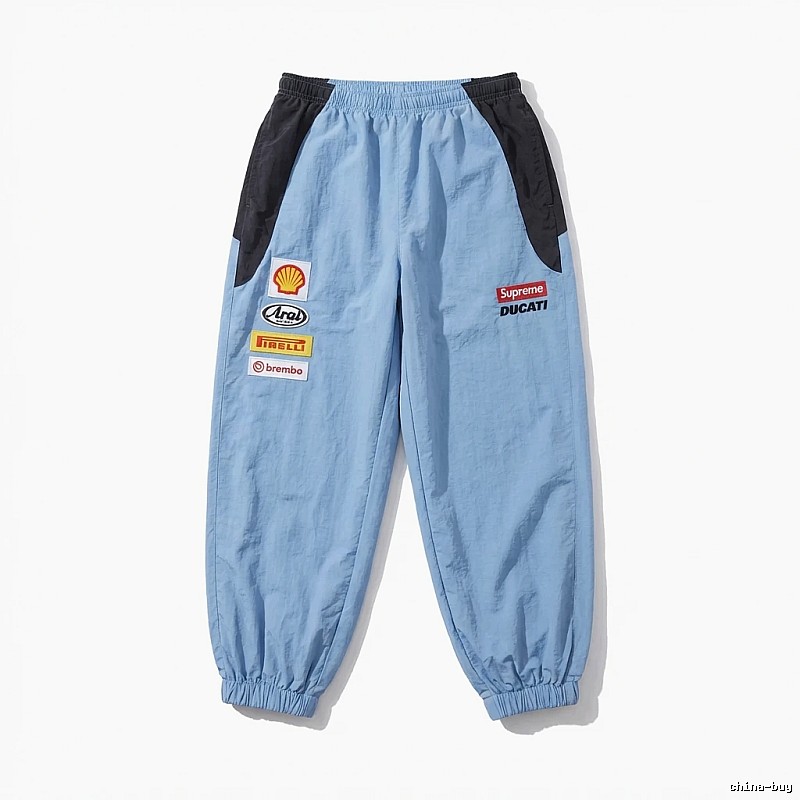 Supreme Ducati Co-branded Wind Blue Pants