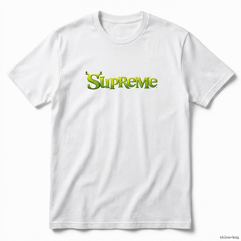 Supreme Fluorescent Green Trendy T-shirt
