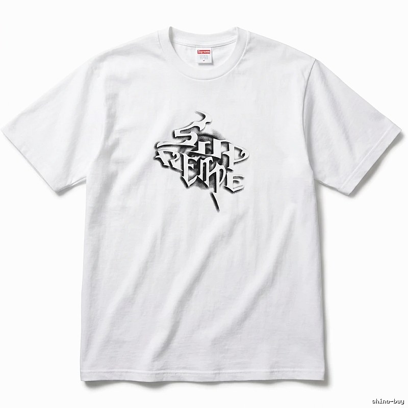 Supreme Gothic Style White T-shirt