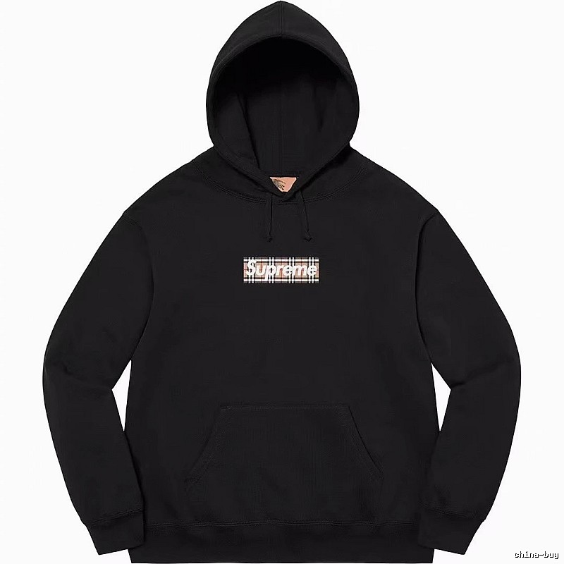 Supreme Monogram Logo hoodie Gray Red Oversized for Casual Outfits