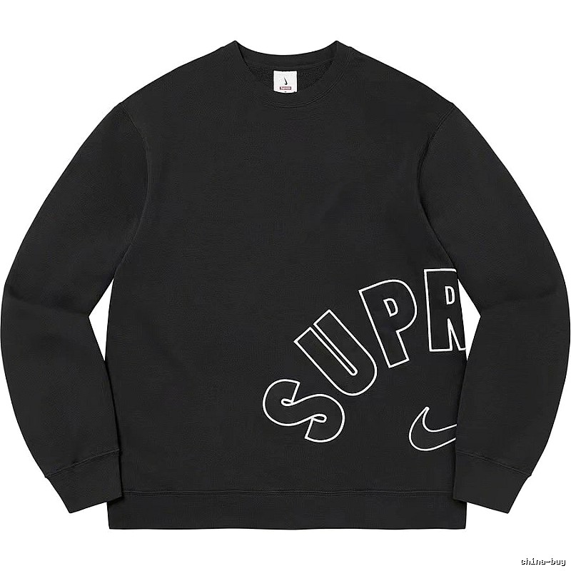 Supreme Resort Logo hoodie Gray Red Oversized with Premium Look