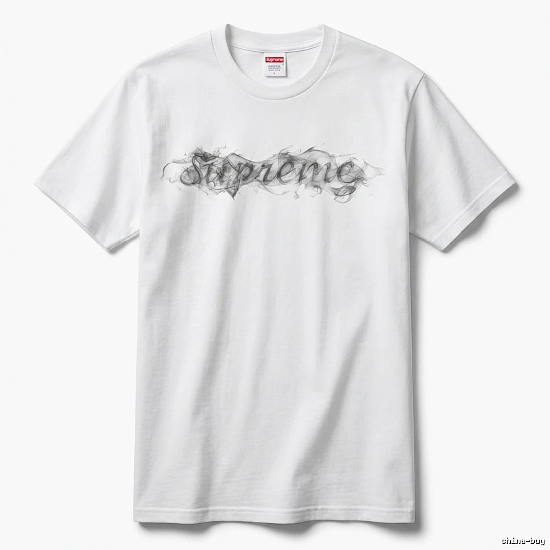 Supreme Smoke Style White T-shirt