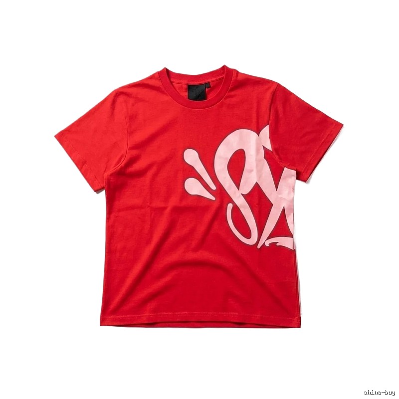 SynaWorld Graffiti-style Red T-shirt