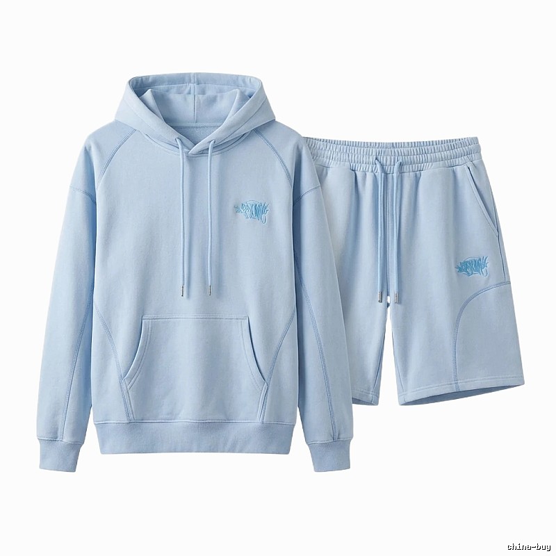 SynaWorld Series Light Blue Casual Sweatshirt