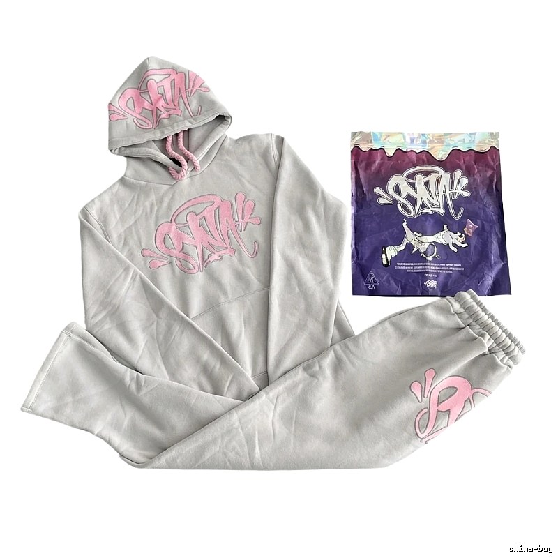 SynaWorld Trendy and Cool Style Light Grey Hoodie