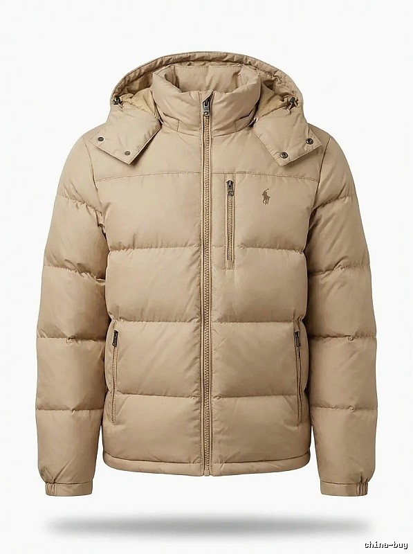 The classic khaki down jacket of Ralph Lauren.