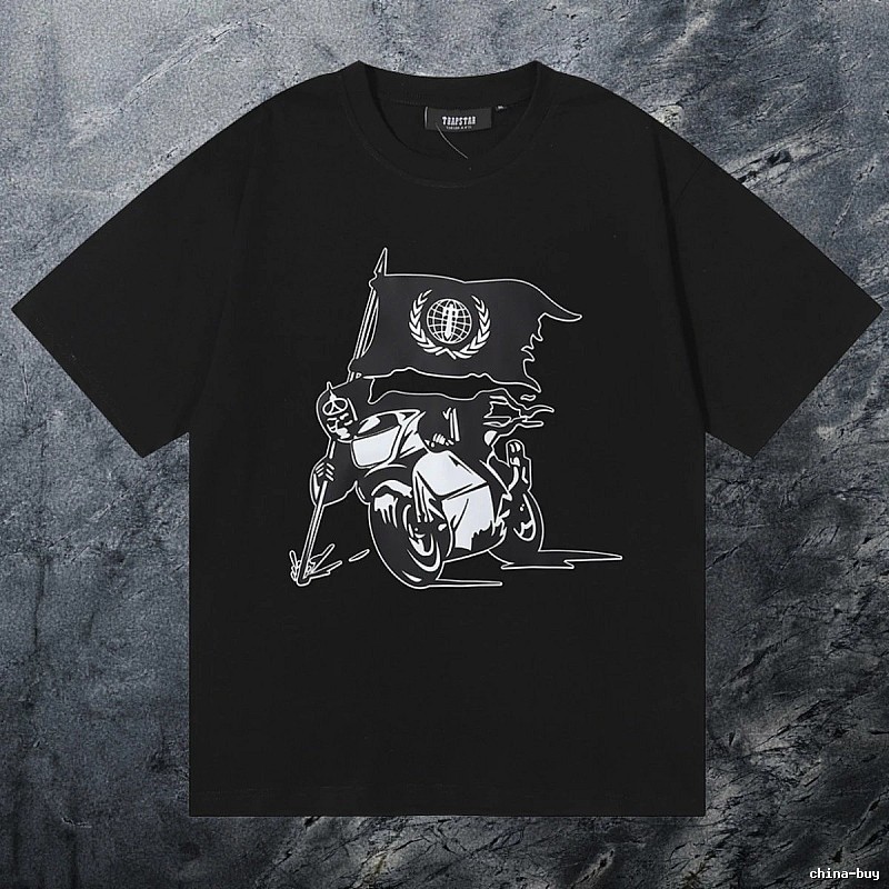 Trapstar Premium Style Keys graphic T-shirt Black White Key for Resort Outfits