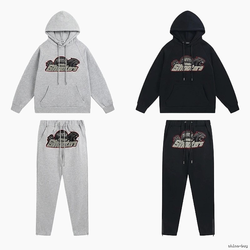 Trapstar sporty grey/black suit set
