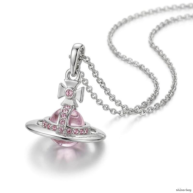 Vivienne Westwood Saturn series silver necklace