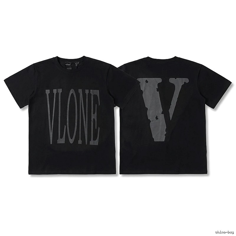 Vlone minimalist style black T-shirt