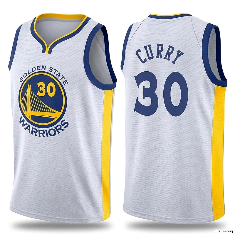 Warriors Curry No. 30 basketball jersey