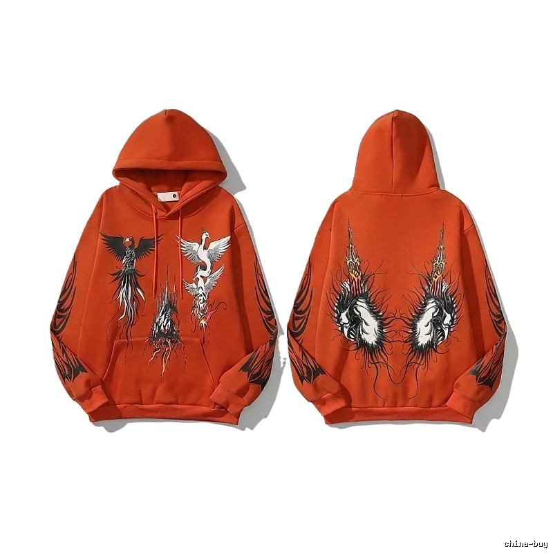 WDW Orange Hoodie with National Tide Style