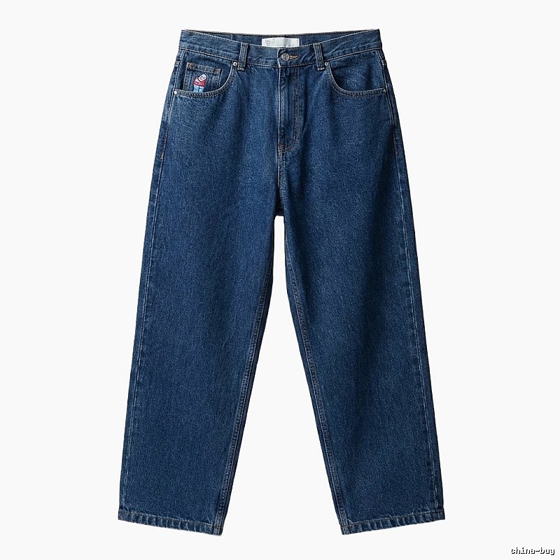 Y2K dark blue jeans
