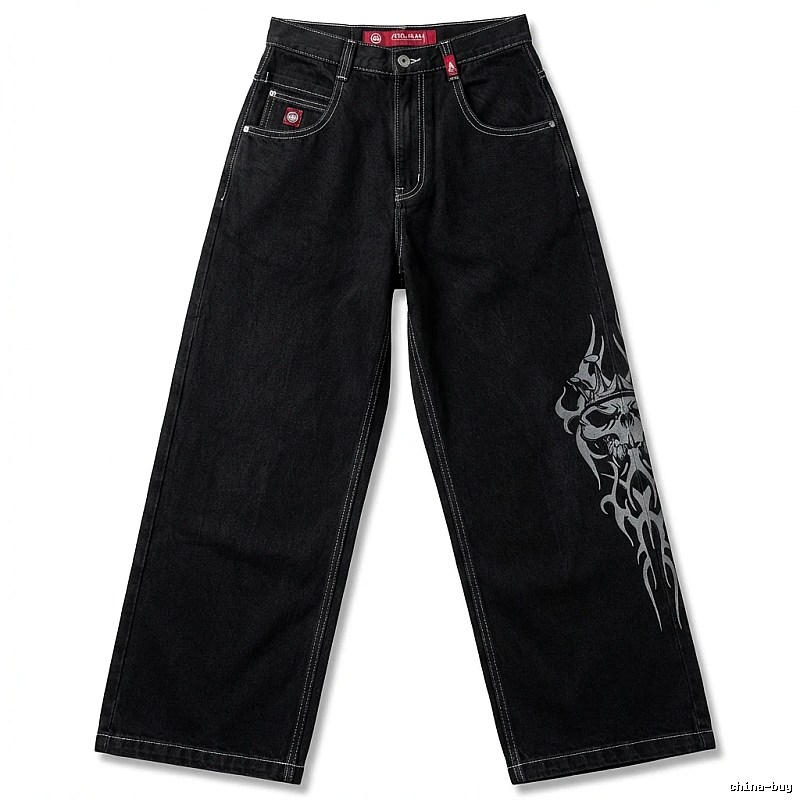 Y2K style black jeans