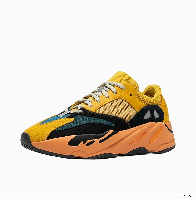 Yeezy retro orange-yellow sports shoes
